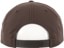 Brixton Osborn Snapback Hat - pinecone brown - reverse