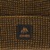 Jones Baker Recycled Beanie - sierra brown - front detail