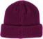 Jones Kodiak Recycled Beanie - deep purple - reverse