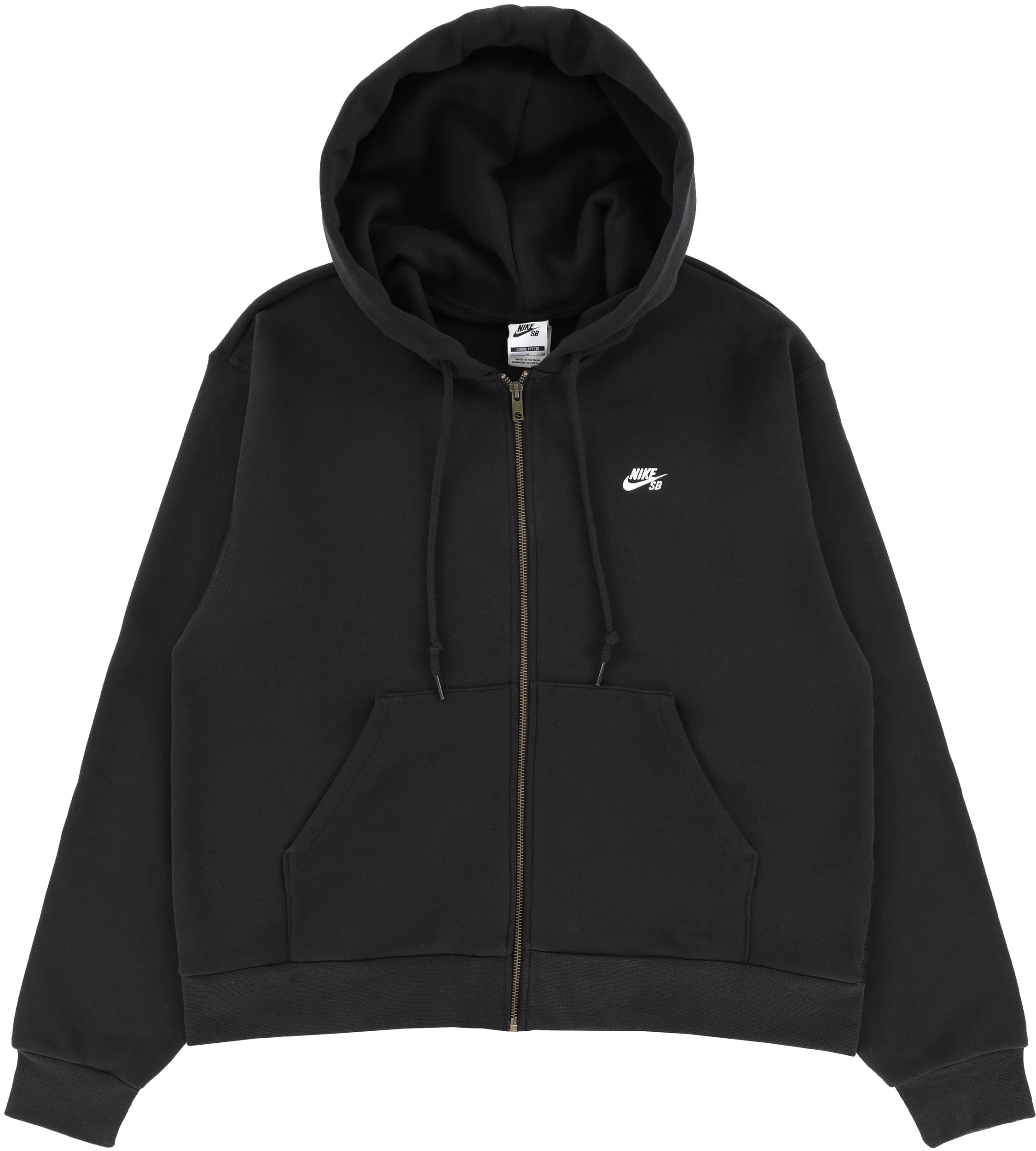 Nike SB Essential Logo Zip Hoodie - black | Tactics
