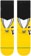 Stance Biggie Juicy Crew Sock - yellow - reverse