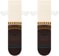 Stance Christmas Vacation Have Some Eggnog Crew Sock - dark brown - reverse