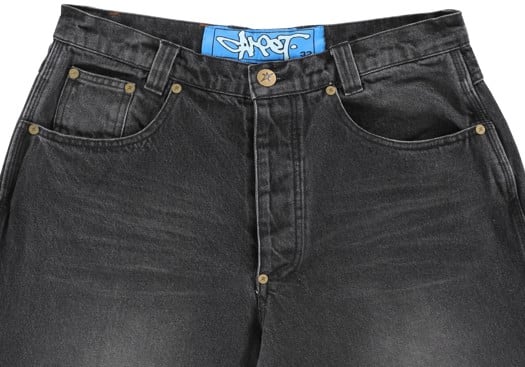 Carpet C-Star Stitch Denim Jeans - fade black | Tactics