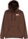 Santa Cruz Godzilla Hand Hoodie - brown - front