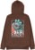 Santa Cruz Godzilla Hand Hoodie - brown - reverse