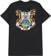 Santa Cruz Godzilla Natas Mothra T-Shirt - black - reverse