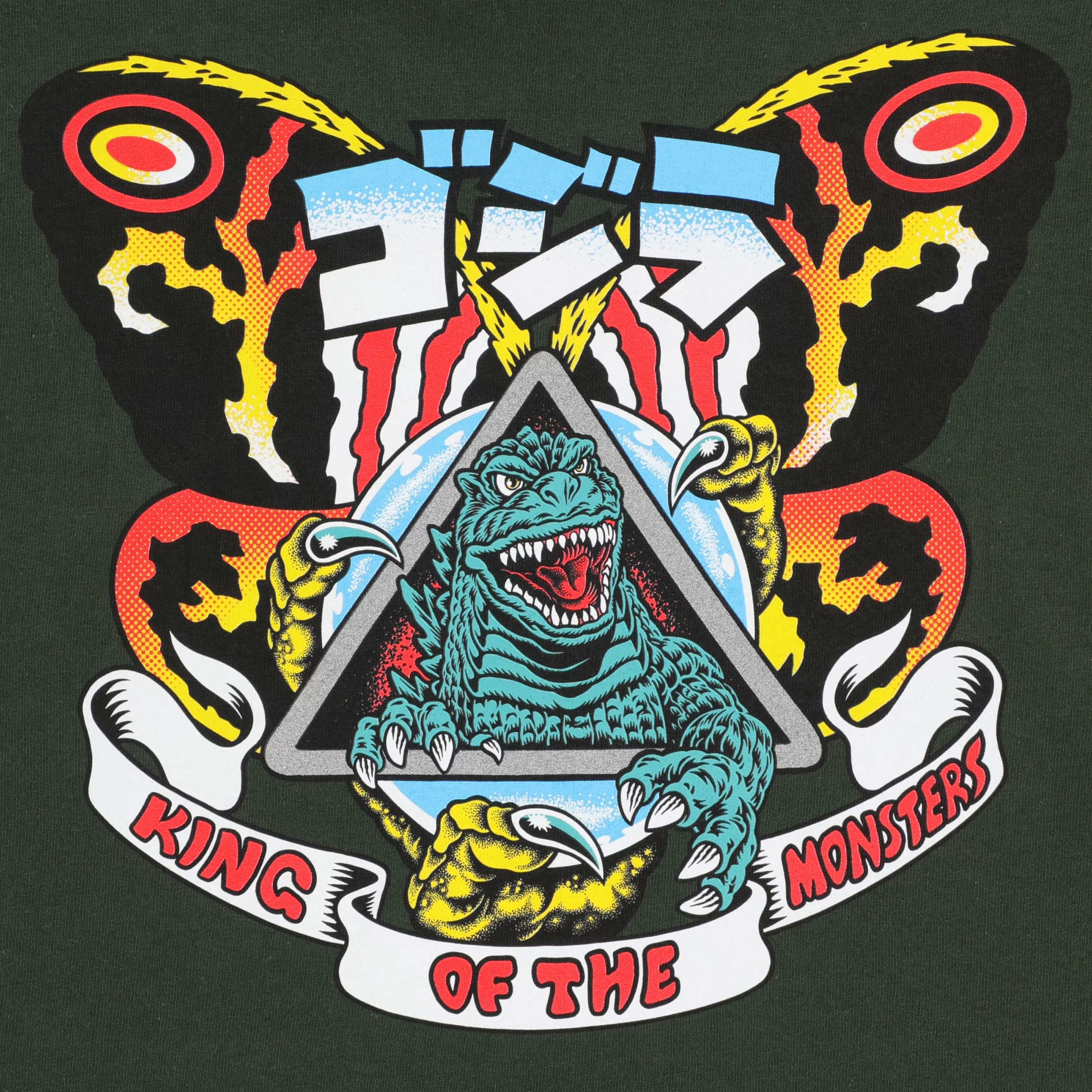 SANTA CRUZ GODZILLA NATAS MOTHRA Tシャツ L Santa Cruz Godzilla Natas Mothra T-Shirt | Tactics
