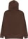 Autumn Peak Hoodie - (mikey gallant) brown - reverse