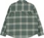Obey Bigwig Simon Flannel Shirt - lily pad multi - reverse
