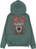 Santa Cruz Kids Godzilla Destroyer Hoodie - alpine green - reverse