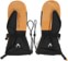 Crab Grab Cinch Mitts - black and tan - palm