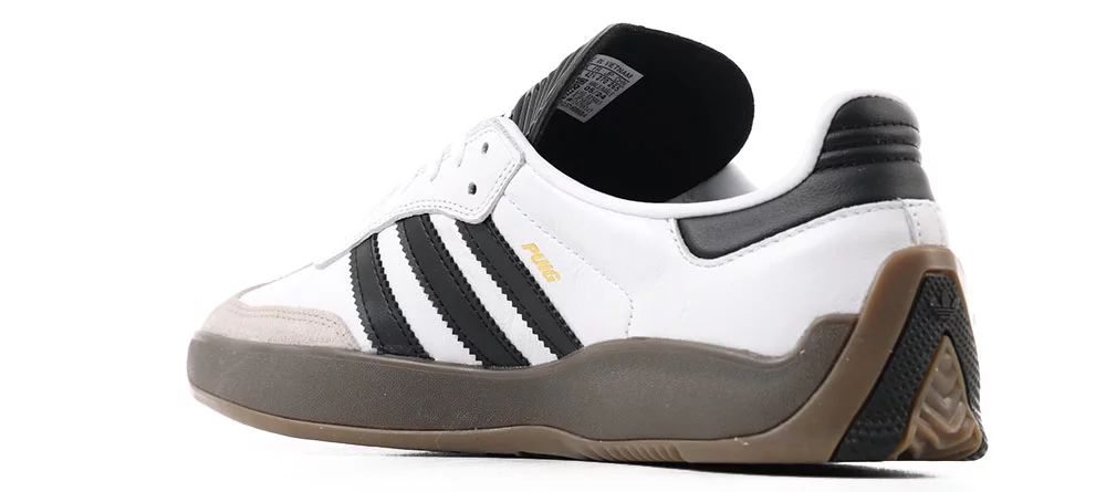 Adidas PUIG Samba Skate Shoes - footwear white/core black/gum | Tactics