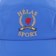 Helas Sport 5-Panel Hat - blue - front detail