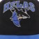Helas Requins Strapback Hat - black/blue - front detail