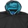 Helas Requins Quarter Zip Jacket - black/turquoise - detail