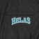 Helas Requins Quarter Zip Jacket - black/turquoise - front detail