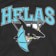 Helas Requins Quarter Zip Jacket - black/turquoise - reverse detail