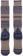 Volcom Horizon Wool Blend OTC Snowboard Socks - chestnut brown - reverse