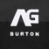 Burton AG Speakout Crew Sweatshirt - true black - front detail