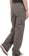 Brixton Women's Ludlow Trouser Pants - brown/cream houndstooth - alternate reverse