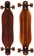 Arbor Axis Flagship 37" Complete Longboard - palisander red / black trucks / trans amber wheels
