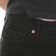 Brixton Women's Margo Cropped 5 Pocket Pants - washed black - front detail