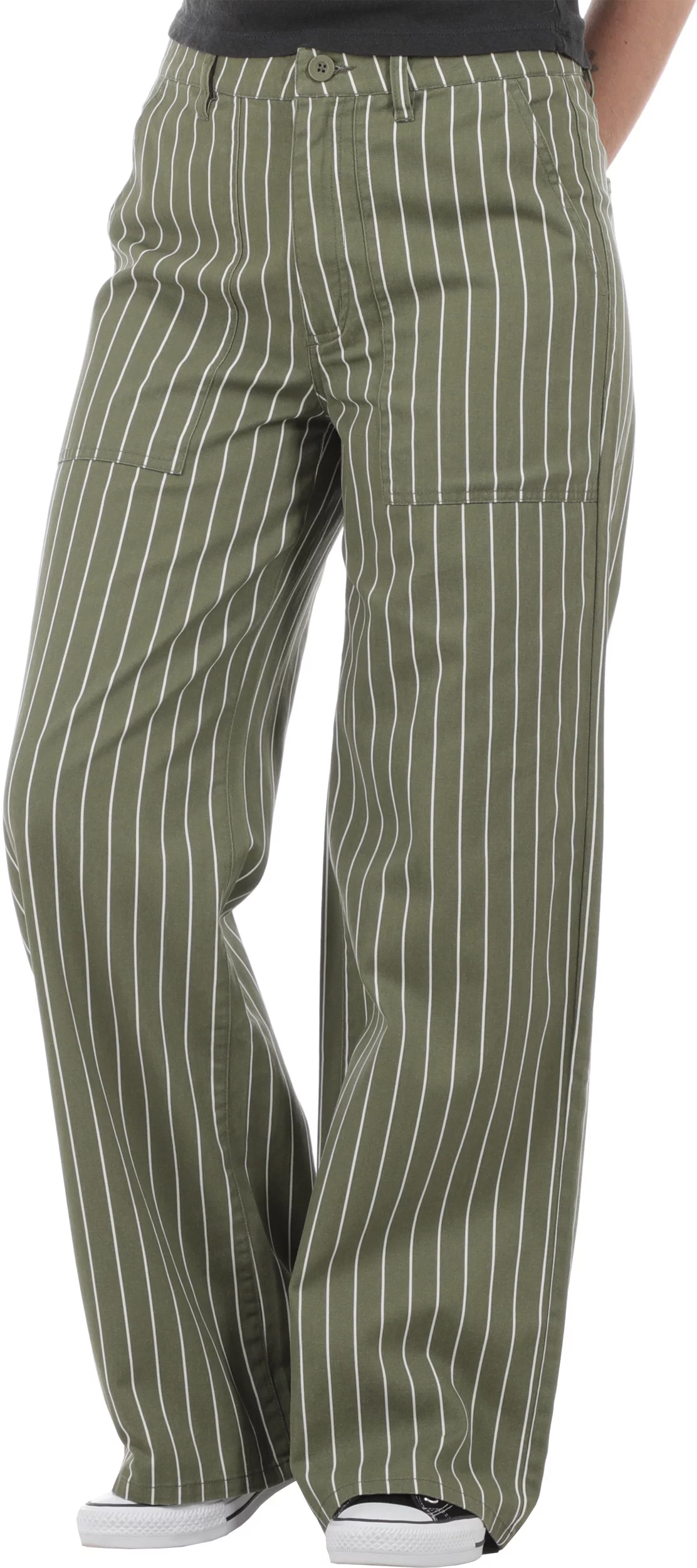 Brixton Women's Vintage Military Lw Pants - olive surplus