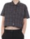 Dickies Women's Crop Work Shirt - outdoor check-navy - alternate