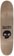 Zero Metal Single Skull 8.25 Skateboard Deck - top