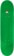 GX1000 OG Logo Stain 8.125 Skateboard Deck - green - top