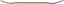 GX1000 OG Logo Stain 8.5 Skateboard Deck - black - side