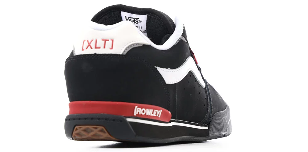 Vans Rowley XLT Skate Shoes - black/white/red | Tactics