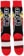 Thirtytwo Youth Double Snowboard Socks - black/red - reverse