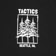 Tactics Seattle Trees Hoodie - black - front detail