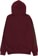 1910 Golden Girl II Hoodie - maroon - reverse