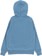 Rhythm Classic Fleece Hoodie - mineral blue - reverse