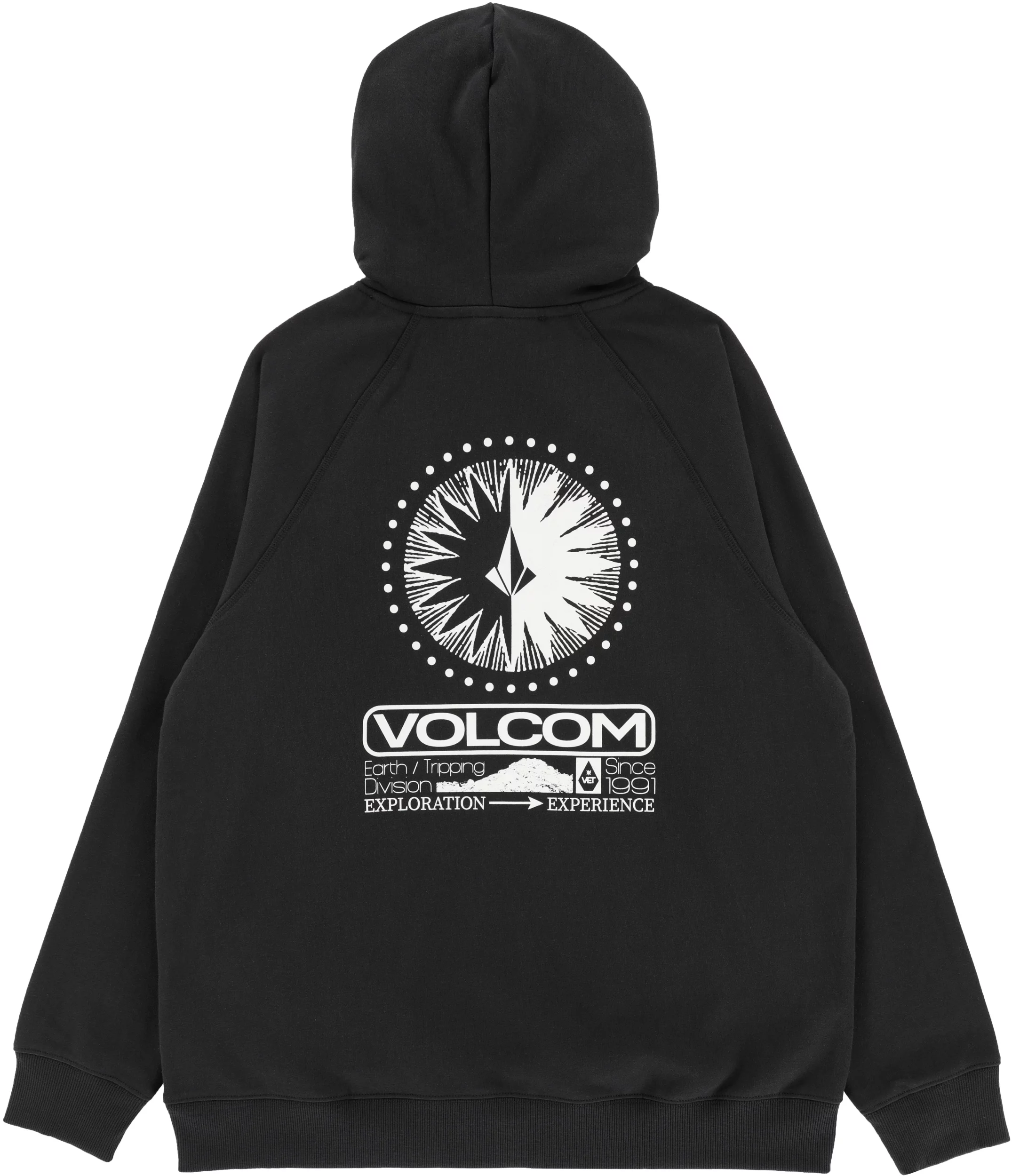 VOLCOM　POLARTEC MICRO HOODY　BLACK　M　ボルコム Volcom Men's Iconic Stone Pullover Hoodie Fleece Sweatshirt
