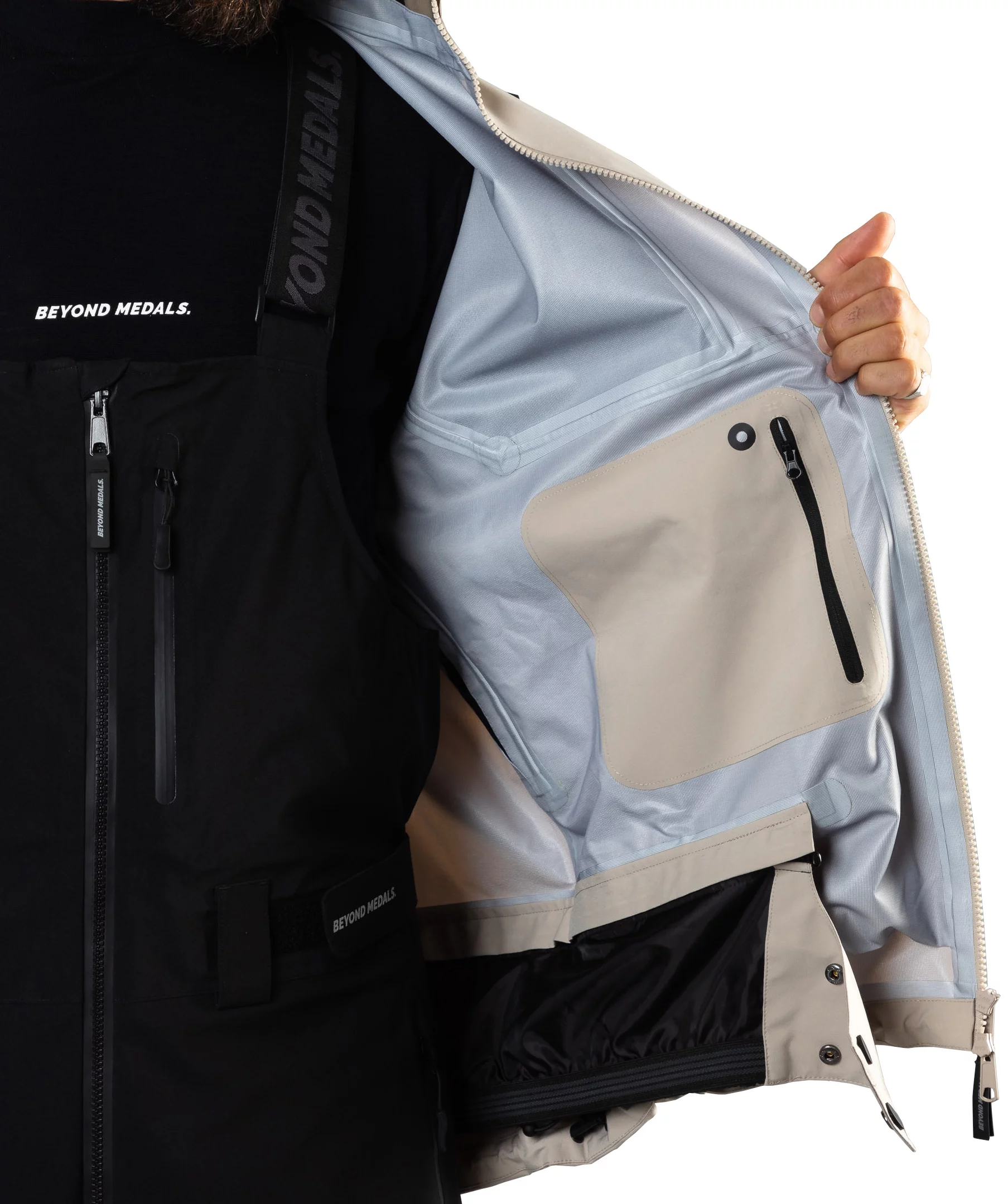 Beyond Medals Tech 3L Jacket - light beige | Tactics