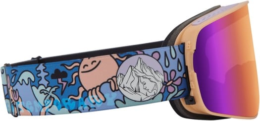 Dragon NFX2 Goggles + Bonus Lens - (kimmy fasani) lumalens purple
