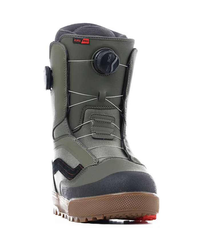 Vans Aura Pro Snowboard Boots 2025 - green/gum | Tactics