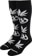 686 HUF 2-Pack Snowboard Socks - black pair + green pair - 1