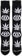 686 HUF 2-Pack Snowboard Socks - black pair + green pair - 1 front