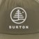 Burton Family Tree Snapback Hat - forest moss - front detail