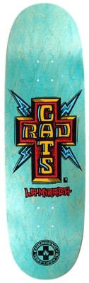 Black Label Radcats 9.5 Egg Skateboard Deck - teal - view large