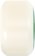 Tactics Icon Skateboard Wheels - white/green (99a) - side