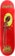 SK8MAFIA Kremer Strick9 8.5 Skateboard Deck - red