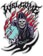 Welcome Fortune 4" Sticker - black/purple/red