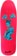 Welcome Hedo Rick 9.6 Gaia Shape Skateboard Deck - hot pink dip