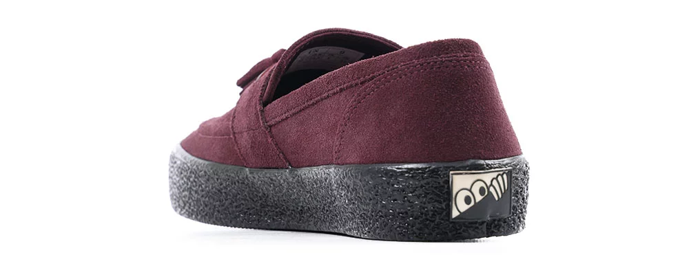 靴 Last Resort AB VM005-Suede Fig Red LAST RESORT AB VM005 LOAFER - FIG RED/BLACK - KINGSWELL
