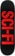Sci-Fi Fantasy High Gloss Big Logo 8.25 Skateboard Deck - black
